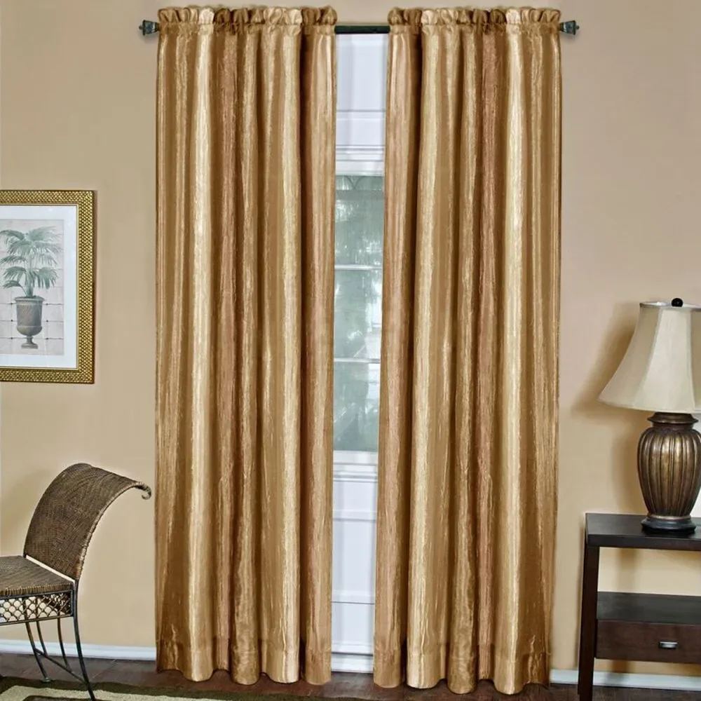 Woven Trends Ombre Window Curtains, Modern Semi-Sheer Window Curtain Drape